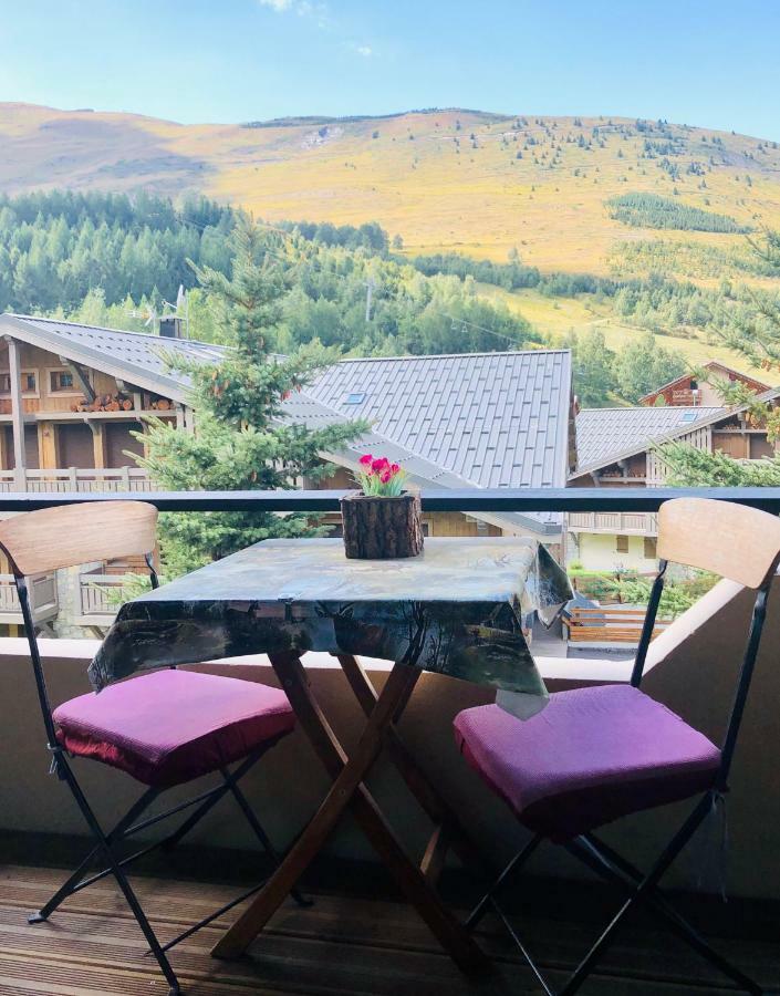 La Corneille Blanche Apartment Les Deux Alpes Bagian luar foto